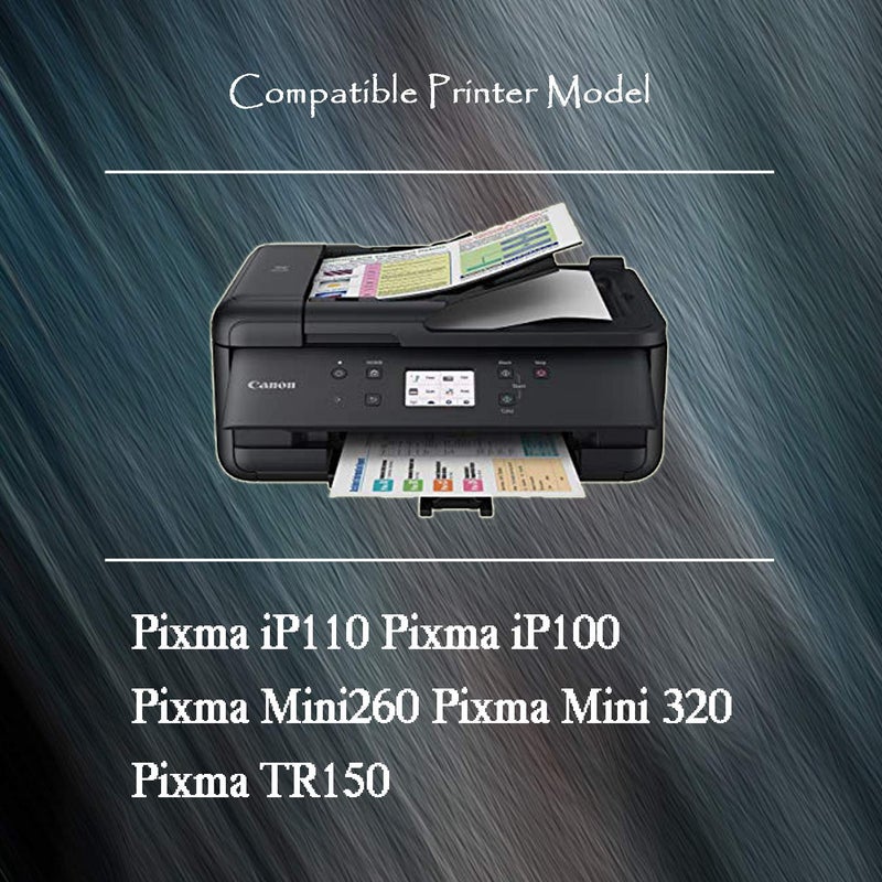 TG Imaging Compatible PGI35 Ink Cartridge Black Replacement for Canon 35 36 Ink PGI-35 CLI-36 for PIXMA IP100B IP100 IP110 Printer (Black, 5 Pack) - Image 3